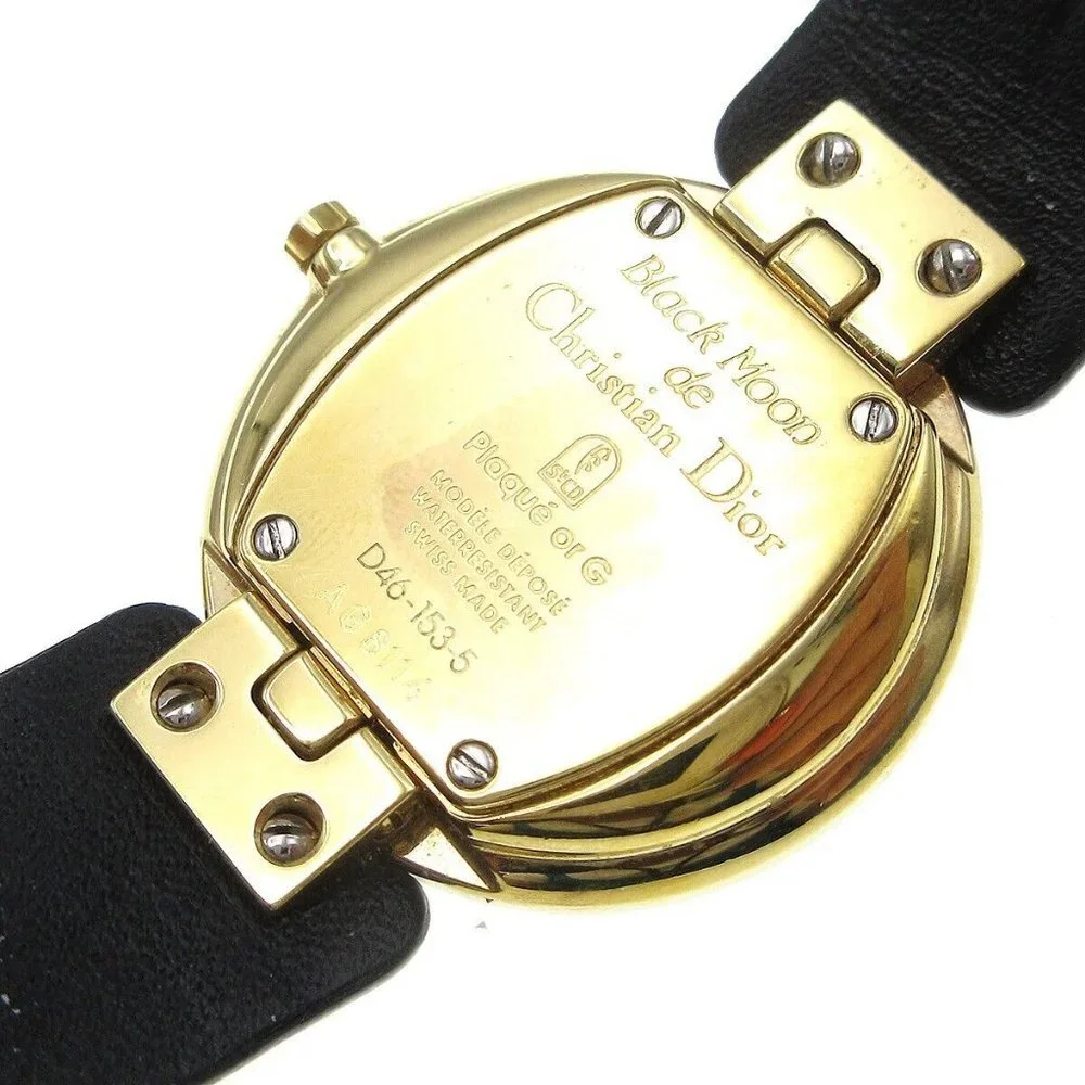 Christian Dior Bagheera Black Moon Quartz Ladies Watch Authentic